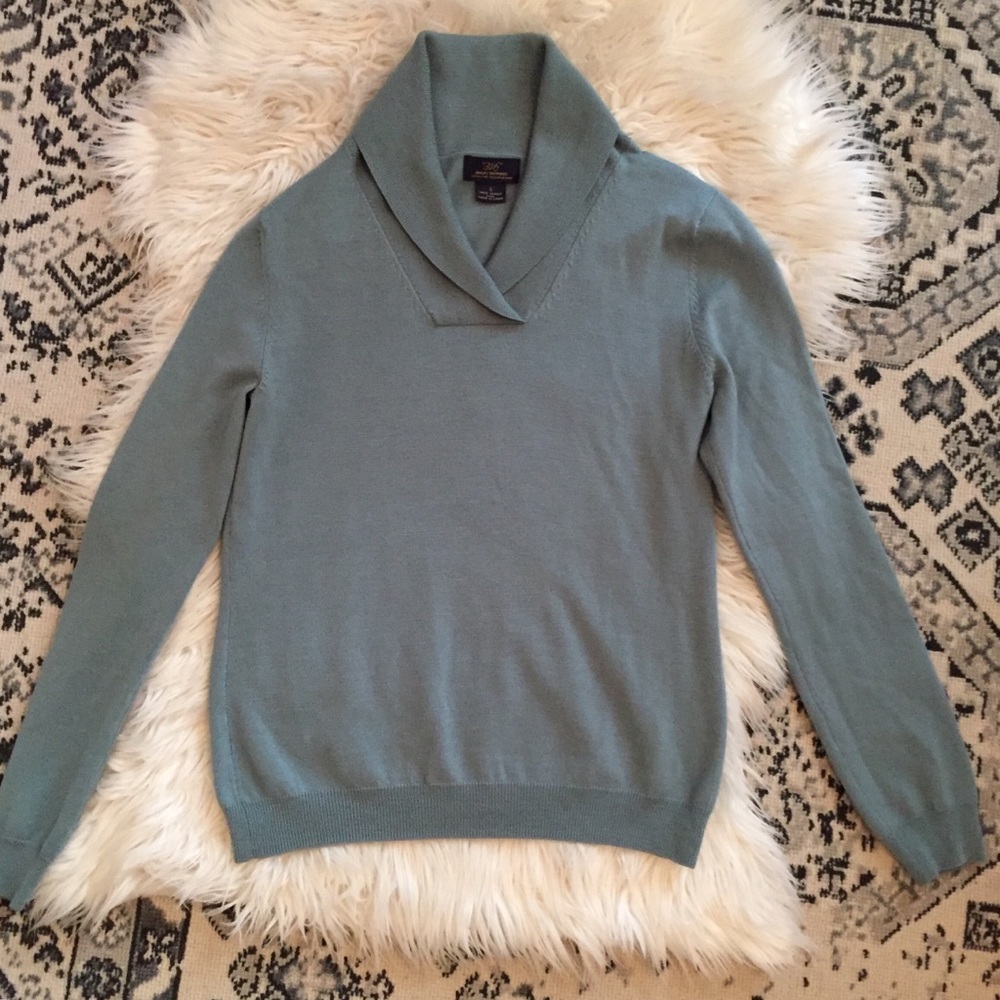 Brooks Brothers Cowl Neck Merino Sweater Small